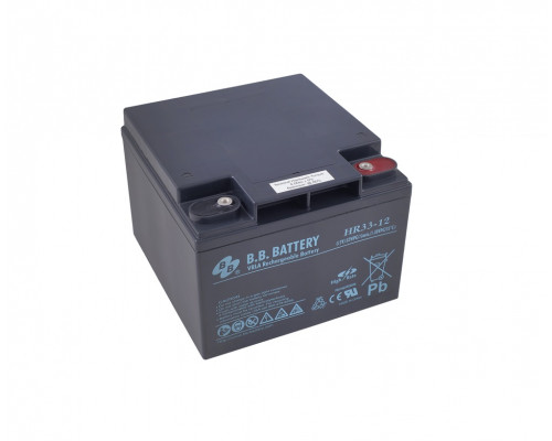 Аккумулятор для ИБП B.B.Battery HR, 125х166х175 мм (ВхШхГ),  необслуживаемый электролитный,  12V/31 Ач, (BB.HR 33-12)