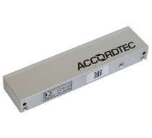 Электромагнитный замок AccordTec, накладной, с планкой, усилие удержания: 180 кг, ML-180A, цвет: алюминий, (AT-02368)