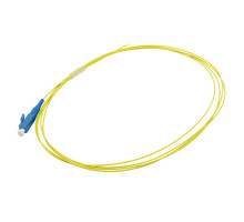 Пигтейл Lanmaster, FC/UPC, OS2 9/125, 1,5м, синий хвостовик, цвет: жёлтый