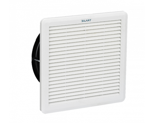 Вентиляторный модуль SILART NLV, с подшипником качения, 230V, 324х324х132 мм (ВхШхГ), вентиляторов: 1, 50 дБ, IP54, поток: 500 м3/ч, для шкафов, цвет: