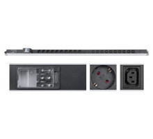 Блок розеток для 19" шкафов 16А Cabeus PDU-16-10S-10C13-B-T 10 розеток
