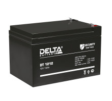 Аккумулятор для ИБП Delta Battery DT, 101х98х151 мм (ВхШхГ),  Необслуживаемый свинцово-кислотный,  12V/12 Ач, цвет: чёрный, (DT 1212)