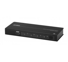 Переключатель KVM Aten, Altusen, портов: 4 х HDMI (Type A), 25х82,1х200 мм (ВхШхГ), RS232, цвет: чёрный