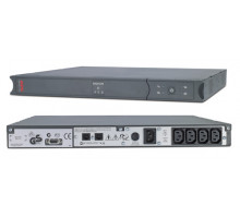 ИБП APC Smart-UPS SC, 450ВА, линейно-интерактивный, в стойку, 432х383х44 (ШхГхВ), 230V, 1U,  однофазный, Ethernet, (SC450RMI1U)