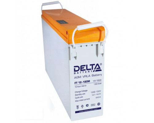 Аккумулятор для ИБП Delta Battery FT-M, 323х125х546 мм (ВхШхГ),  Необслуживаемый свинцово-кислотный,  12V/180 Ач, цвет: белый, (FT 12-180 M)
