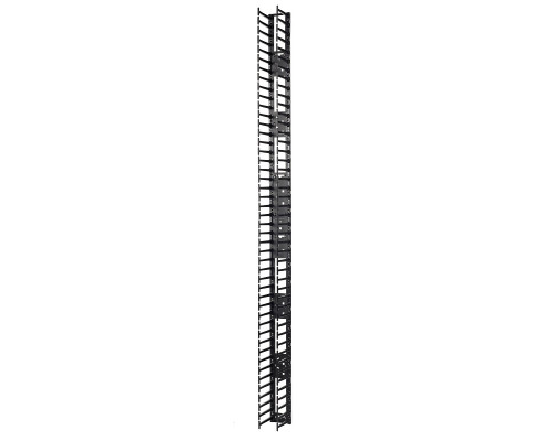 (Архив)Организатор комм. шнуров APC, 10", 48HU, 2184х97х160 мм (ВхШхГ), вертикальный, для шкафов, цвет: чёрный