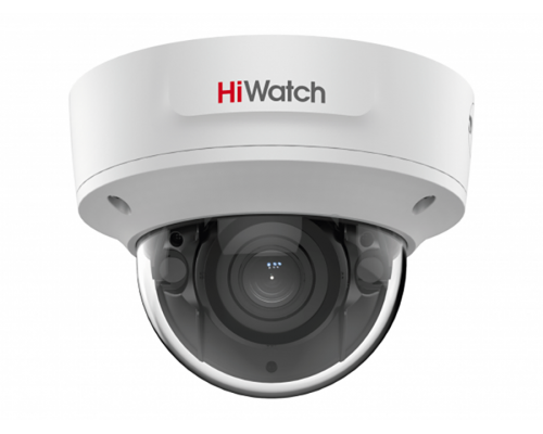 Сетевая IP видеокамера HiWatch PRO, купольная, помещение, 2Мп, 1/2,8’, 1920х1080, ИК, цв:0,005лк, об-в:2,8мм, IPC-D622-G2/ZS