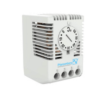 Термостат Pfannenberg FLZ, 59,5х37х47,5 мм (ВхШхГ), на DIN-рейку, для шкафов, 250V, серый, 1K - переключающий контакт