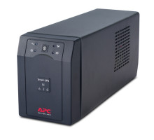 ИБП APC Smart-UPS SC, 620ВА, линейно-интерактивный, в стойку, 119х375х168 (ШхГхВ), 230V,  однофазный, Ethernet, (SC620I)