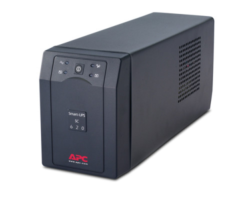 ИБП APC Smart-UPS SC, 620ВА, линейно-интерактивный, в стойку, 119х375х168 (ШхГхВ), 230V,  однофазный, Ethernet, (SC620I)