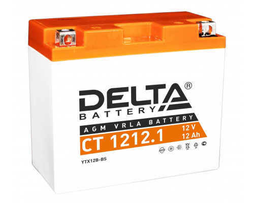 Аккумулятор для ИБП Delta Battery CT, 130х71х151 мм (ВхШхГ),  необслуживаемый свинцово-кислотный,  12V/12 Ач, (CT 1212.1)