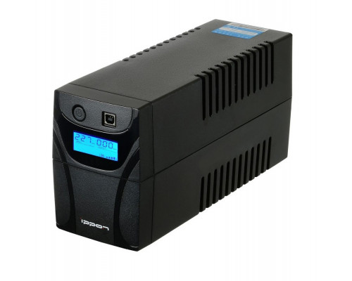 ИБП IPPON Back Power Pro LCD, 700ВА, ip 20, линейно-интерактивный, напольный, 100х290х143 (ШхГхВ), 220V,  однофазный, (353906)