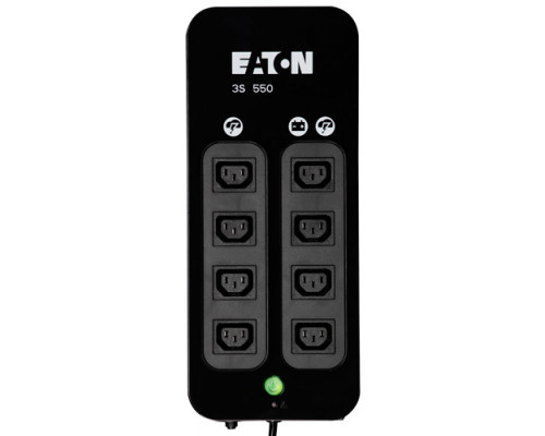 ИБП Eaton 3S, 550ВА, линейно-интерактивный, универсальный, 140х335х86 (ШхГхВ), 230V, 2U,  однофазный, Ethernet, (3S550IEC)