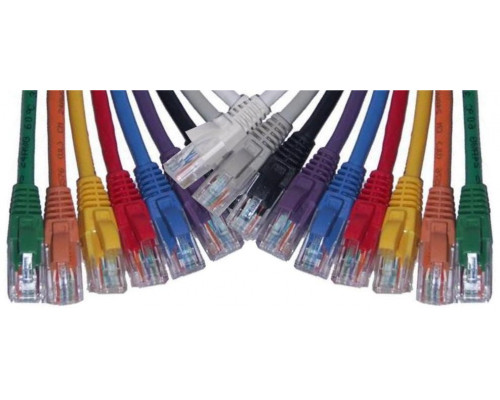 Шнур комм. Eurolan, кат. 5е, неэкр., U/UTP, RJ45/RJ45, LSZH, AWG26 1м, чёрный