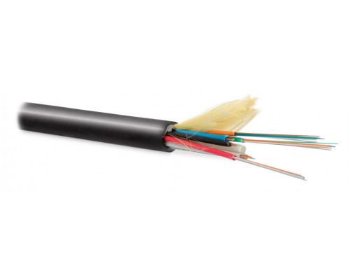 Кабель ВО Hyperline Micro-Bundle,  12хОВ, OM4 50/125, LSZH, Ø 5,3мм, универсальный, диэлектрический, цвет: чёрный