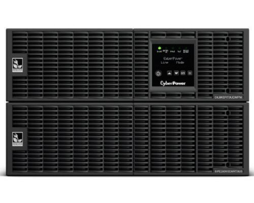 ИБП CyberPower ONLINE, 10000ВА, онлайн, в стойку, 438х660х1332 (ШхГхВ), 220V, 3U,  однофазный, (OL10KERT3UPM)