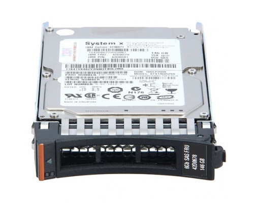 Жесткий диск IBM 146GB 15K 6Gbps SAS 2.5" 90Y8926 USED