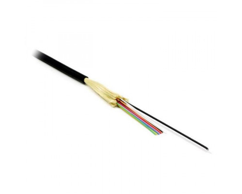 Кабель ВО Hyperline FO-DT-IN/OUT Tight Buffer,  8хОВ, SMF-28 9/125, LSZH, Ø 6,5мм, универсальный, небронированный, цвет: чёрный