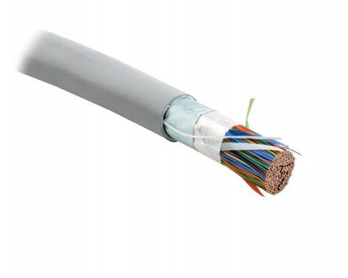 Кабель многопарный Hyperline, F/UTP, 100 пар., кат. 3, Ø 22мм, PVC, снаружи зданий, цвет: серый