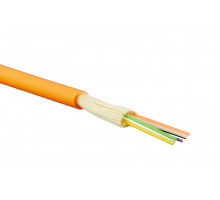 Кабель ВО Eurolan Micro-Bundle,  64хОВ, OM2 50/125, LSZH (нг(A)-HF), Ø 7,7мм, универсальный, диэлектрический, цвет: оранжевый, арамидные нити