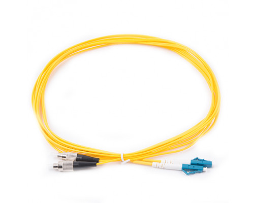 Патчкорд оптический FC/UPC-LC/UPC, SM, Duplex, 10 метров, LSZH 3мм