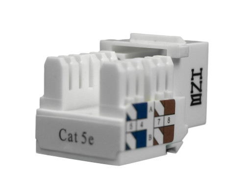 Модуль универсальный BNH, keystone, 1хRJ45, Krone, кат. 5е, неэкр., 1 шт, цвет: белый
