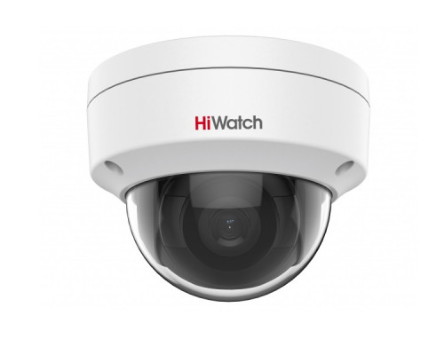 Сетевая IP видеокамера HiWatch, купольная, улица, 2Мп, 1/2,7’, 1920х1080, ИК, цв:0,01лк, об-в:2,8мм, DS-I202 (D) (2.8 mm)