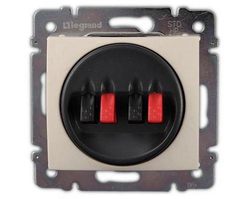 Розетка в сборе Legrand Valena, 2x DIN 41 529, кат. 5е, экр., внутренняя, 51х58 мм (ВхШ), цвет: слоновая кость, (LEG.774324)