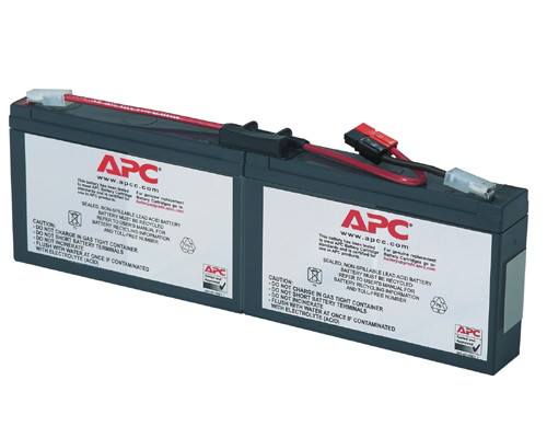 Аккумулятор для ИБП APC, 302х102х36 мм (ВхШхГ),  свинцово-кислотный с загущенным электролитом, 408 Ач, цвет: чёрный, (RBC18)