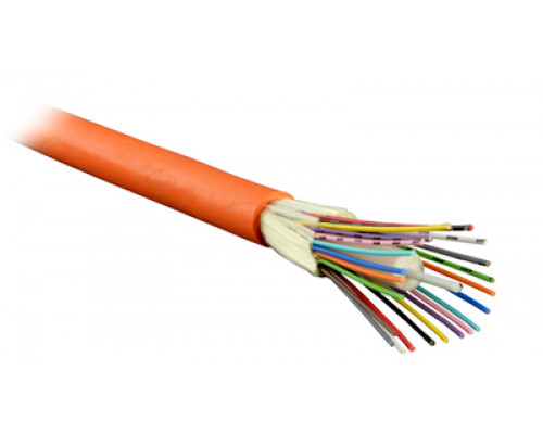 Кабель ВО Hyperline Tight Buffer,  8хОВ, OM1 62,5/125, PVC, Ø 6,4мм, внутри зданий, небронированный, цвет: оранжевый