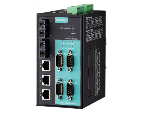 Преобразователь MOXA NPort S8455I-SS-SC