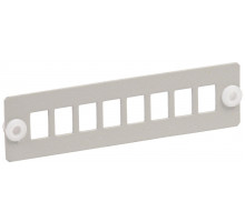 Модульная панель ITK, 8 х SC-LC, Duplex, 19&quot;, цвет: серый