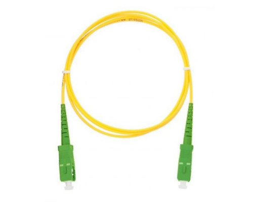 Патчкорд оптический BOUZ, SC/APC, SM, Simplex, 1.5 метра, LSZH 0.9мм