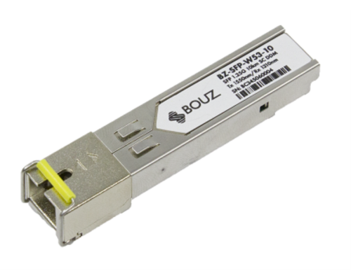 Модуль BOUZ, SFP 1.25G WDM до 10км, Tx 1550нм/Rx 1310нм, SC, DDM