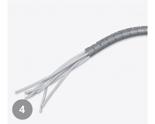 Cabeus PCB-20 Пластиковый спиральный рукав для кабеля д.20 мм (2 м) и инструмент ST-20