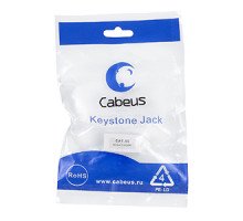 Cabeus CA-8p8c-C5e Проходной адаптер, RJ45-RJ45 (8p8c), категория 5е, неэкранированный