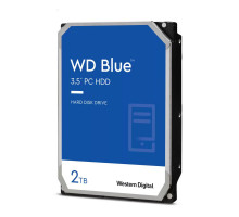 Жёсткий диск WD Blue, 2 ТБ, SATA, 7 200 rpm, WD20EZBX