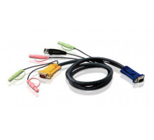 Шнур ввода/вывода Aten, USB (Type A), 5 м, с интерфейсом передачи звука, (2L-5305U)