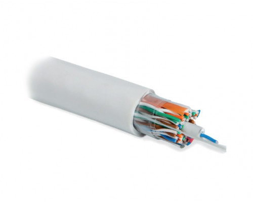 Кабель многопарный Hyperline, U/UTP, 25 пар., кат. 5, Ø 13,3мм, LSZH, внутри зданий, цвет: серый