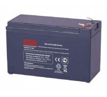 Аккумулятор для ИБП Powercom, 99х65х151 мм (ВхШхГ),  свинцово-кислотные,  12V/9 Ач, цвет: чёрный, (PM-12-9.0)