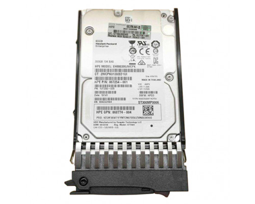 Жесткий диск HP 300Gb 12G 15K G1-G7 DP SAS 2.5", 785407-001, 785099-B21