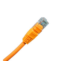 Шнур комм. BNH, кат. 5е, неэкр., U/UTP, RJ45/RJ45, LSZH, AWG24 2м, оранжевый