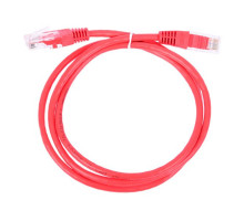 Шнур комм. Datarex, кат. 5е, неэкр., U/UTP, RJ45/RJ45, LSZH (нг(A)-HF), 15м, маджента