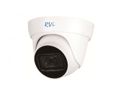 Аналоговая видеокамера RVI, купольная, улица, 4Мп, 1/2,7’, 3840x2160, 15к/с, ИК, AHD; CVBS; CVI; TVI, об-в:2,8мм, белый, RVi-1ACE801A (2.8) white