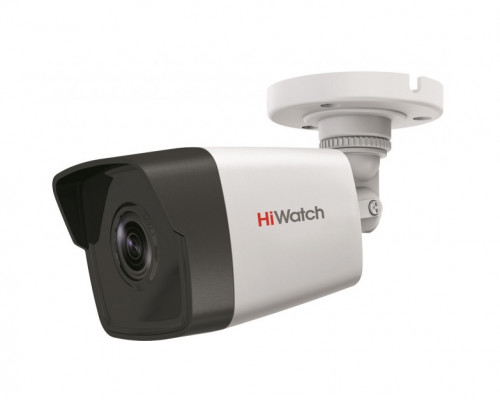 Сетевая IP видеокамера HiWatch, корпусная, улица, 4Мп, 1/3’, 2560х1440, ИК, цв:0,01лк, об-в:2,8мм, DS-I450M (2.8 mm)