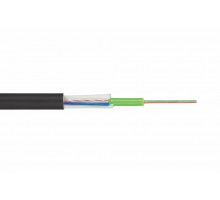 Кабель ВО Eurolan U02 UNI Tube,  16хОВ, OM3 50/125, LSZH (нг(A)-HF), Ø 5,8мм, универсальный, небронированный, цвет: чёрный, Упрочняющие стекловолоконн