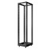 Открытая серверная стойка 19" 45U Cabeus RA-45U-1000-BK черная