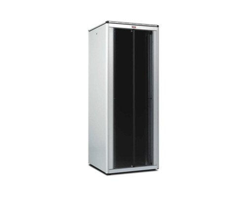 Шкаф телекоммуникационный напольный Lande DYNAmic, IP20, 42U, 2053х800х800 мм (ВхШхГ), дверь: двойная распашная, стекло, боковая панель: сплошная съем