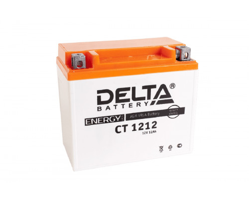 Аккумулятор для ИБП Delta Battery CT, 131х86х150 мм (ВхШхГ),  необслуживаемый свинцово-кислотный,  12V/12 Ач, (CT 1212)