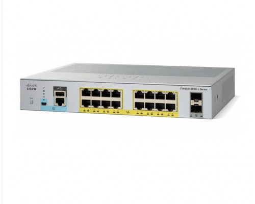 Коммутатор Cisco Catalyst WS-C2960L-16PS-LL